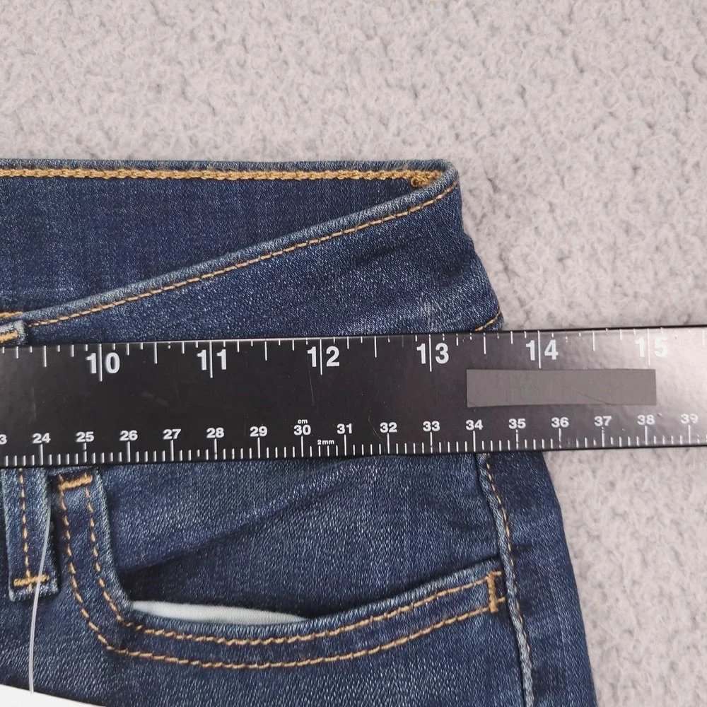 LEVIS 710 Jeans Size 28L 6 Long Super Skinny Mid Rise Dark Wash Denim NEW